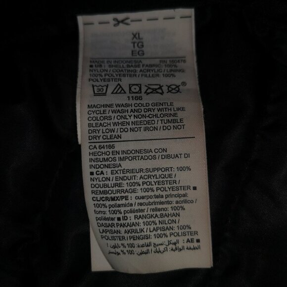 Old Navy Active Ladies Black Lightweight Full Zip Puffy Jacket - Picture 8 of 10